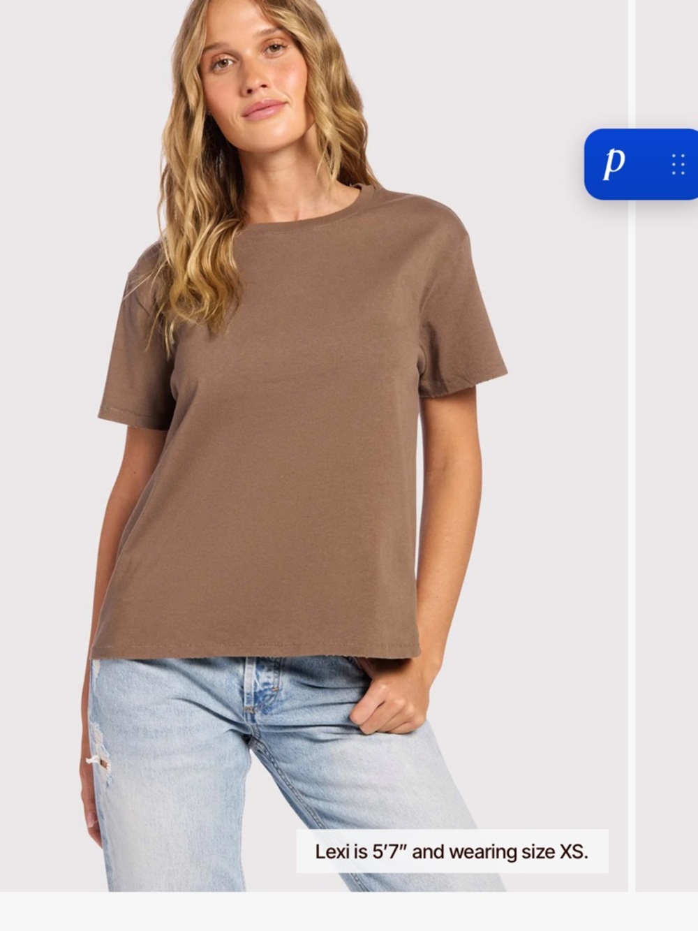 nuuds Relaxed Crewneck Tee - Mocha